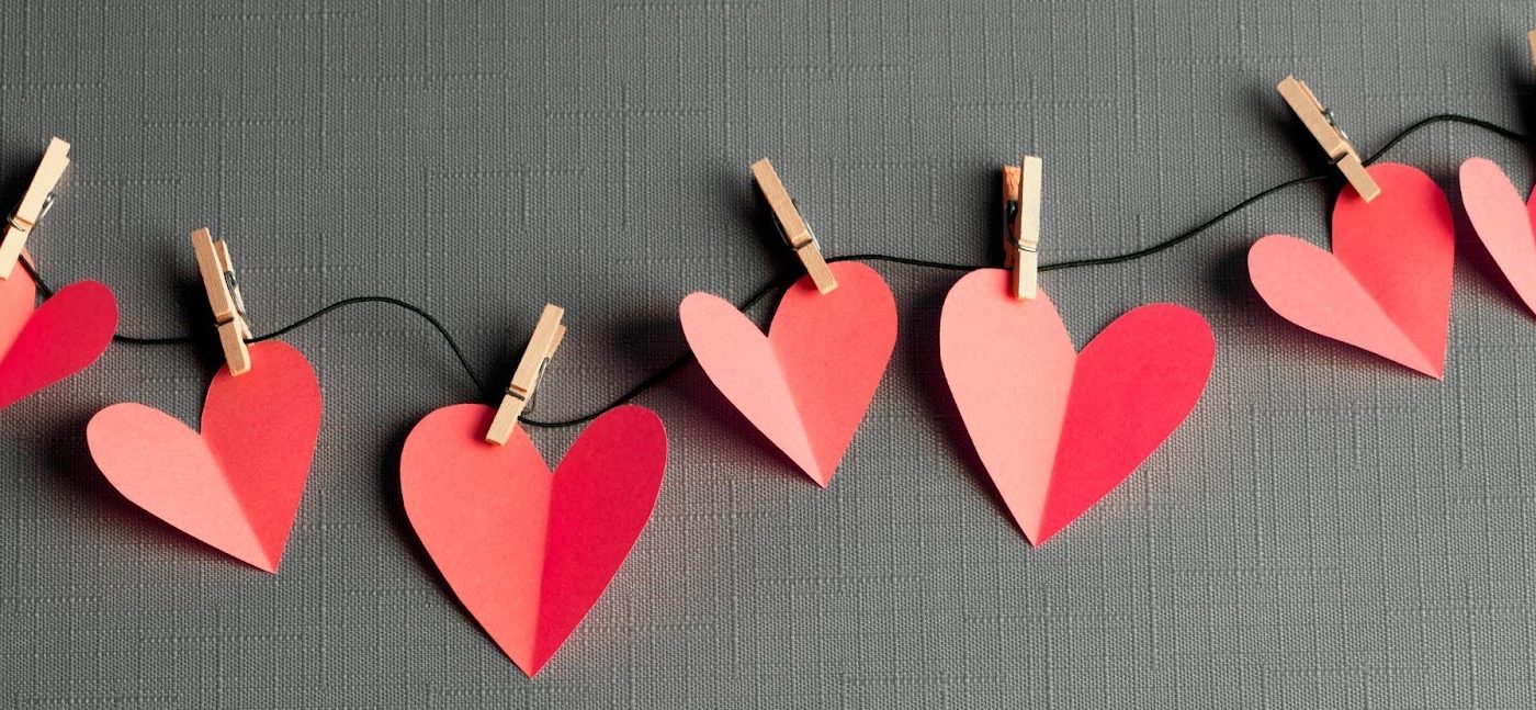 valentines hearts decoration