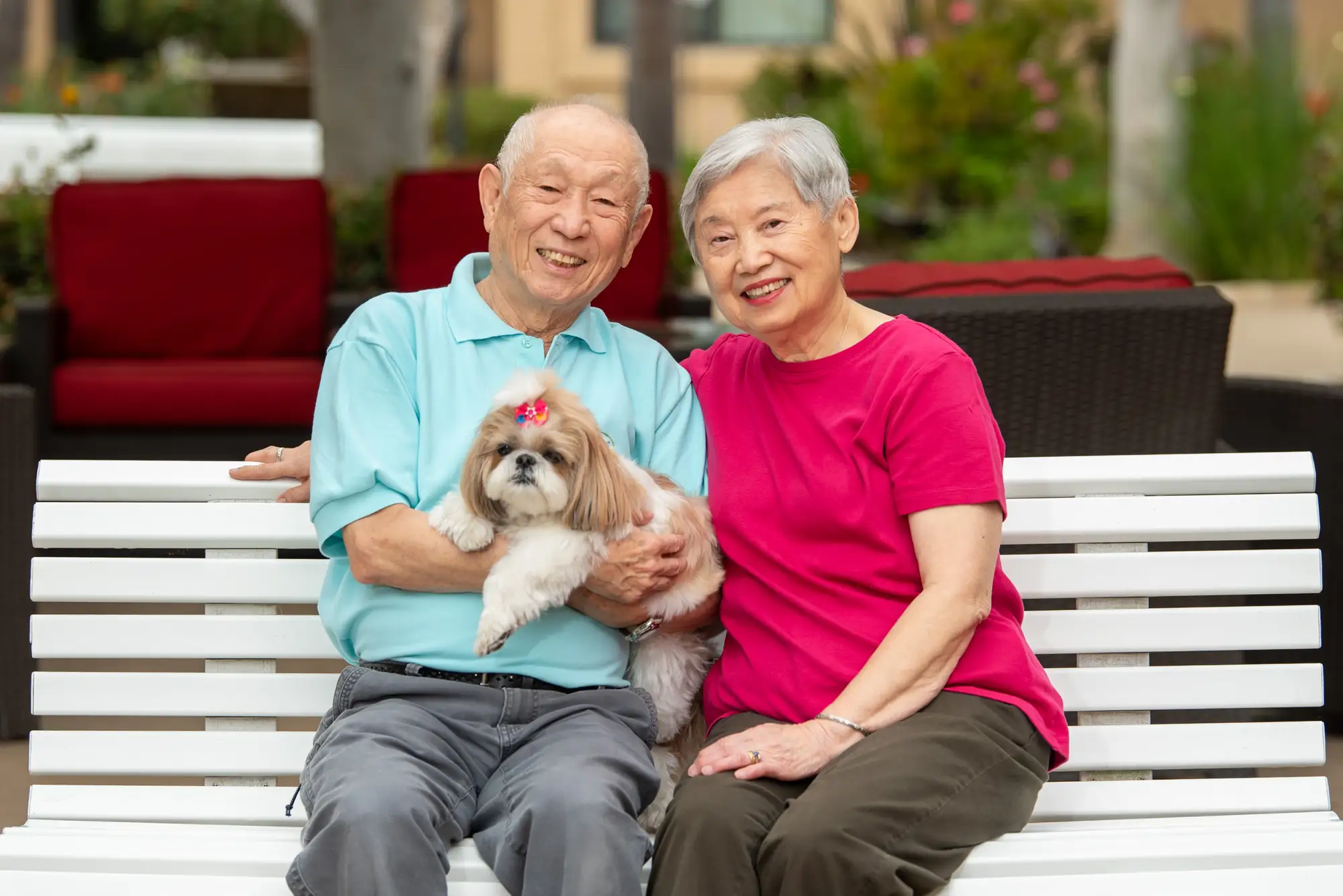 Senior couple at Freedom Village, a Life Plan Community